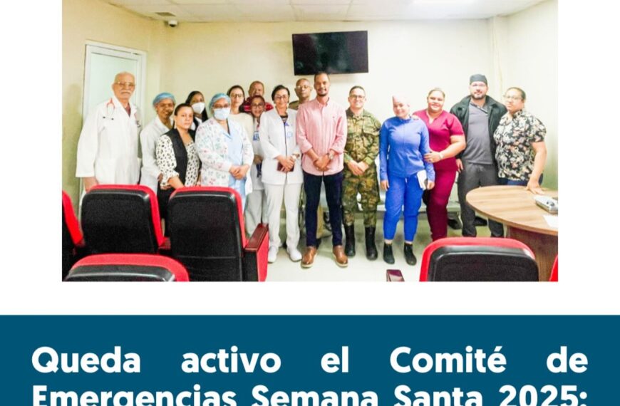 La prevención es prioridad! Activamos el Comité de Emergencias Semana Santa 2025 para garantizar una respuesta oportuna, coordinación efectiva y mayor seguridad para todos. Juntos, protegemos la vida.