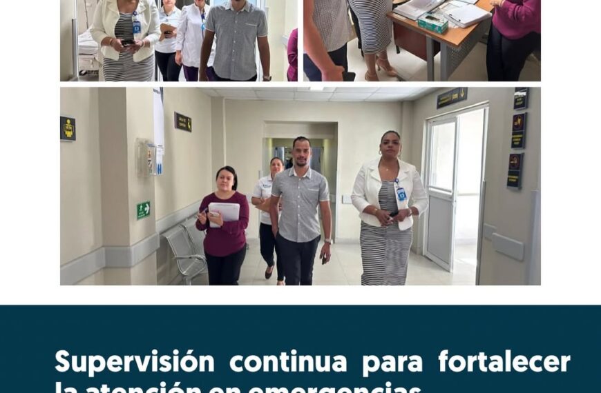 Supervisión en Emergencia fortalece calidad del servicio en el Hospital Municipal Dr. Pedro Antonio Céspedes