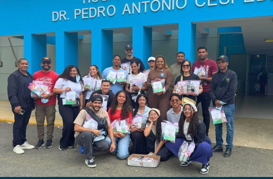 los misioneros de Puerto Rico, quienes visitaron nuestro hospital para entregar kits a los pacientes ingresados