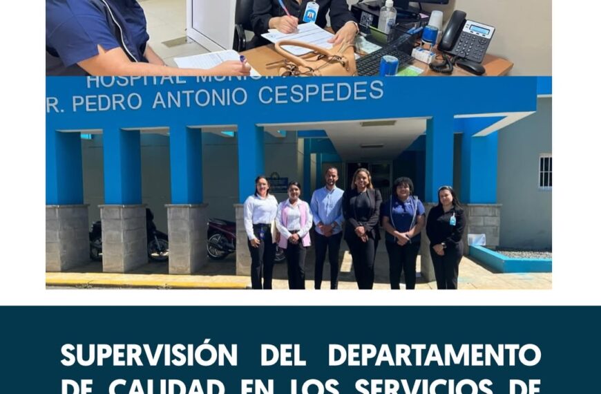 Supervisión del Departamento de Calidad en los Servicios de Salud y Atención al Usuario