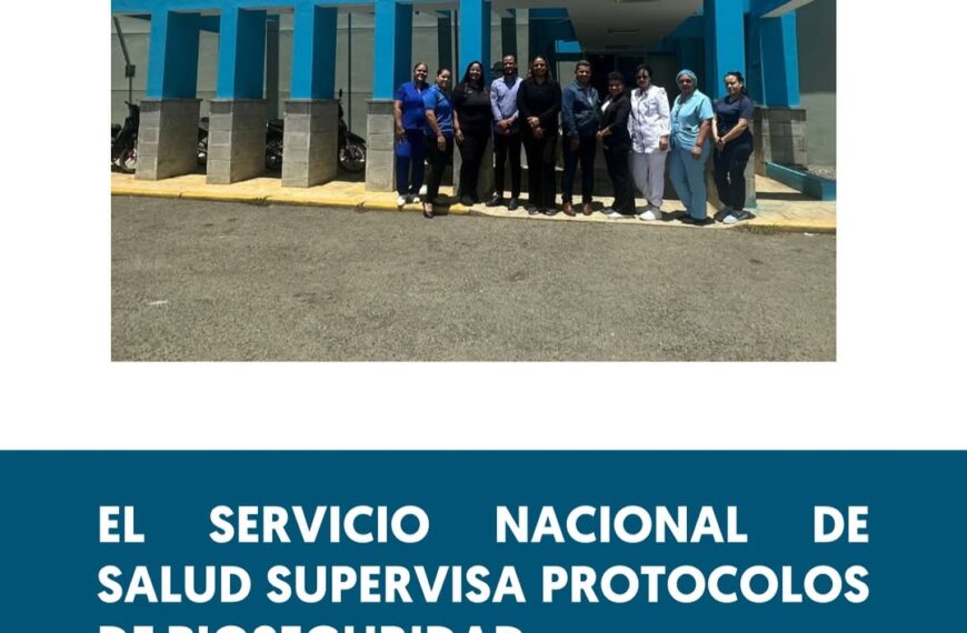 Supervisión del Servicio Nacional de Salud (SNS) en el Hospital Municipal Dr. Pedro Antonio Céspedes