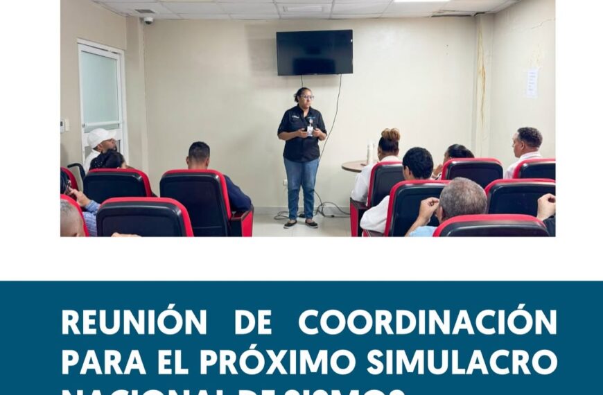 Reunión de planificación del Simulacro de Sismos