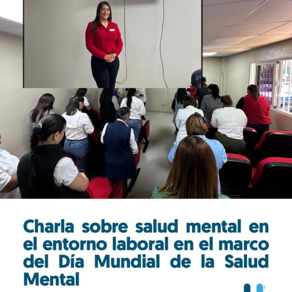 Hospital Municipal Dr. Pedro Antonio Céspedes conmemora el Día Mundial de la Salud Mental con charla sobre bienestar emocional en el trabajo