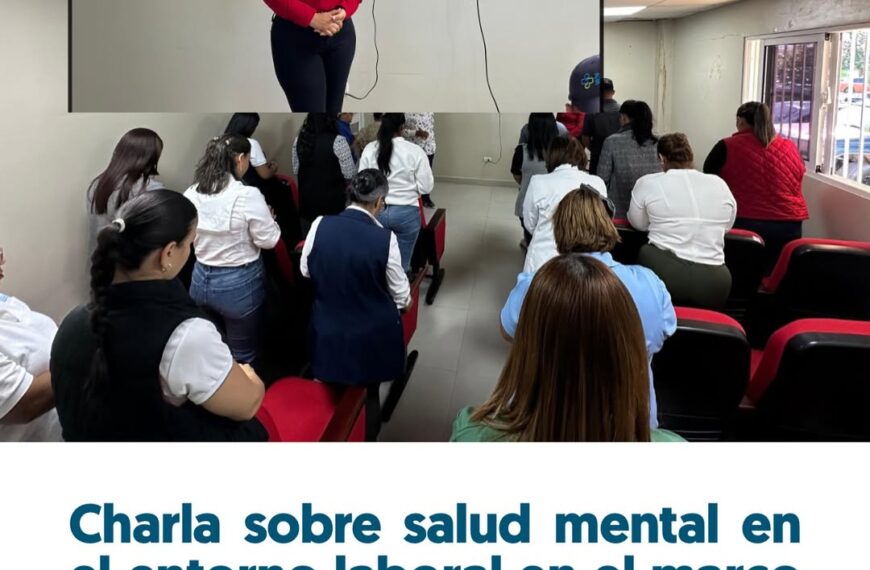 Hospital Municipal Dr. Pedro Antonio Céspedes conmemora el Día Mundial de la Salud Mental con charla sobre bienestar emocional en el trabajo