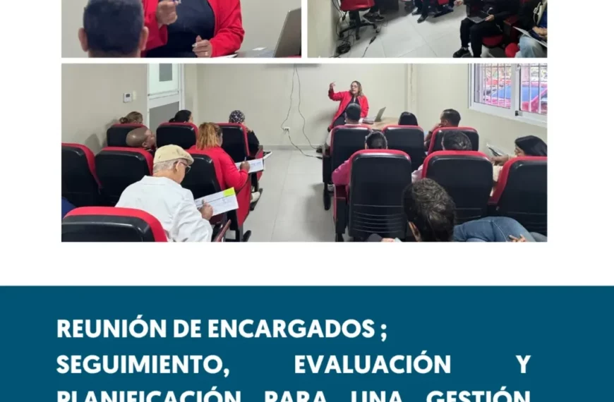 Reuni&oacute;n de Encargados Departamentales para el Seguimiento de Indicadores Institucionales