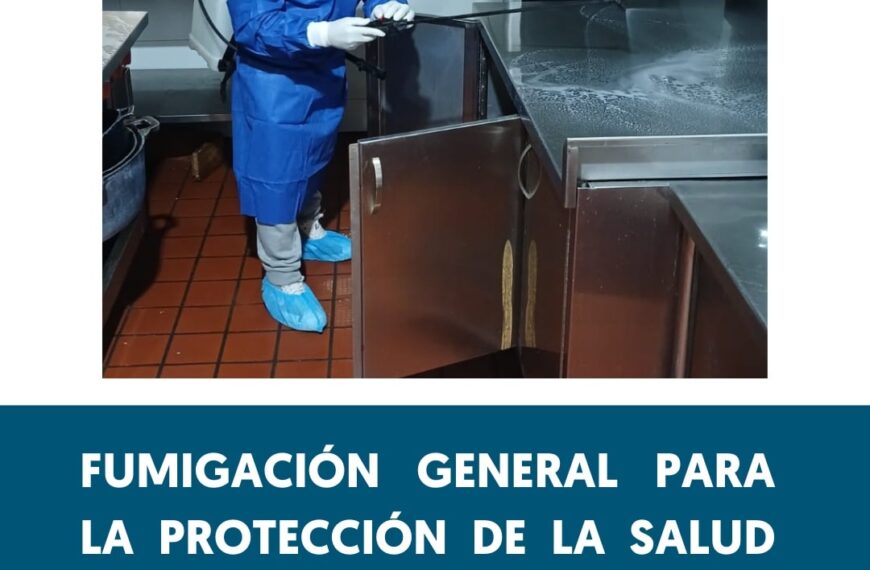 Fumigaci&oacute;n general como medida preventiva y de control sanitario