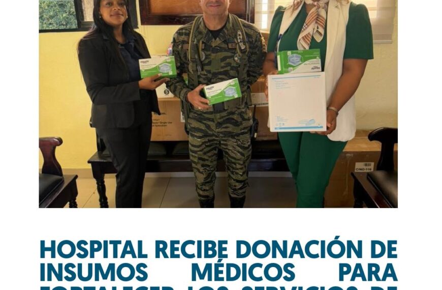 Hospital recibe donaci&oacute;n de insumos m&eacute;dicos para fortalecer la atenci&oacute;n a pacientes