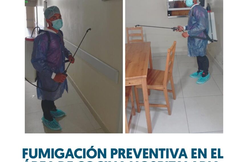 Jornada de Fumigaci&oacute;n Preventiva en el &Aacute;rea de Cocina