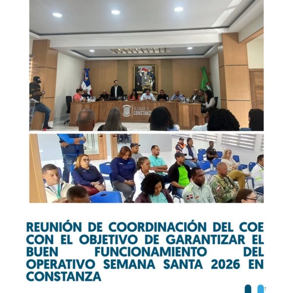 Hospital de Constanza fortalece coordinaci&oacute;n interinstitucional para el Operativo Semana Santa 2026 &ldquo;Conciencia por la Vida&rdquo;
