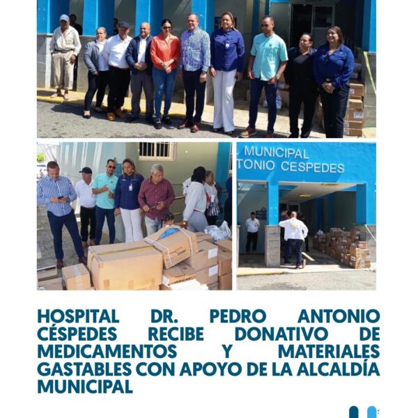 Hospital Dr. Pedro Antonio C&eacute;spedes recibe importante donativo de medicamentos y materiales gastables