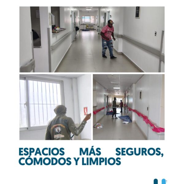Hospital Municipal Dr. Pedro Antonio C&eacute;spedes contin&uacute;a fortaleciendo su infraestructura para brindar espacios m&aacute;s seguros y confortables